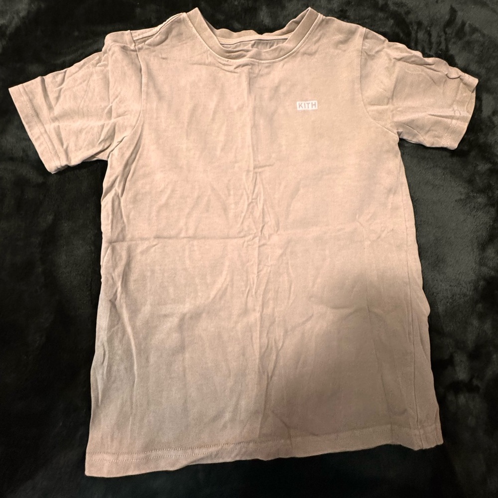 Kith Kids Beige Short Sleeve Tee unisex